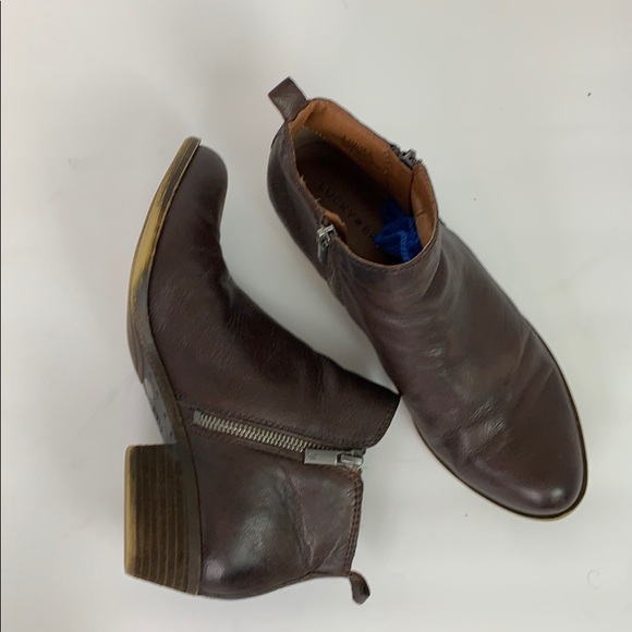 Lucky Brand Shoes - Lucky Brand Ankle Boots 8.5M Distressed Leather
